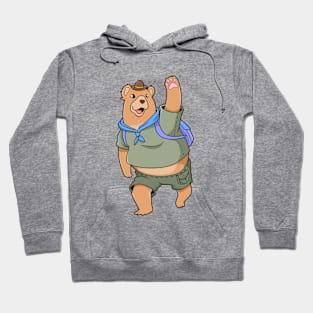 Cartoon bear is scout Hoodie